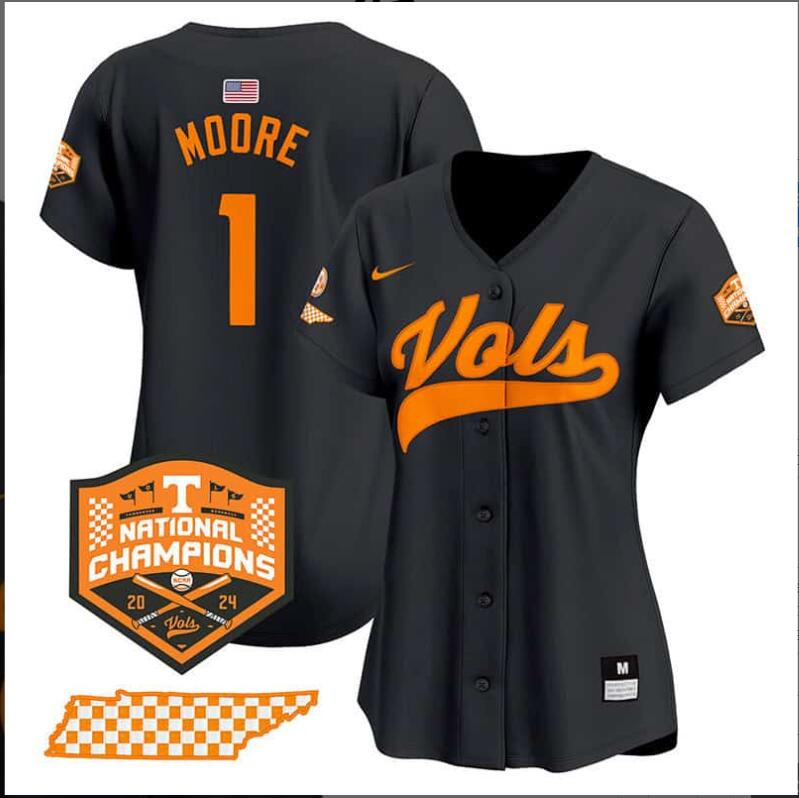 Women Tennessee Volunteers 2024 Champions Vapor Premier Limited NCAA jerseys